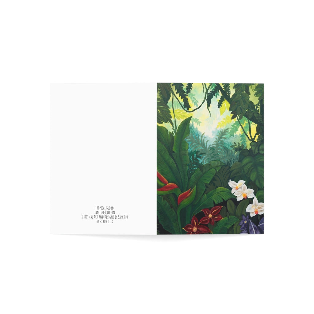 Tropical Bloom – Original Art Greeting Card