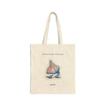Garlic Illustration Tote Bag — "It’s part of the garlic clove for you" Canvas Market Bag