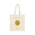 Canvas Tote Bag — "I Would Peel Pistachios for You Forever" Illustrated Pistachio Reusable Shopper