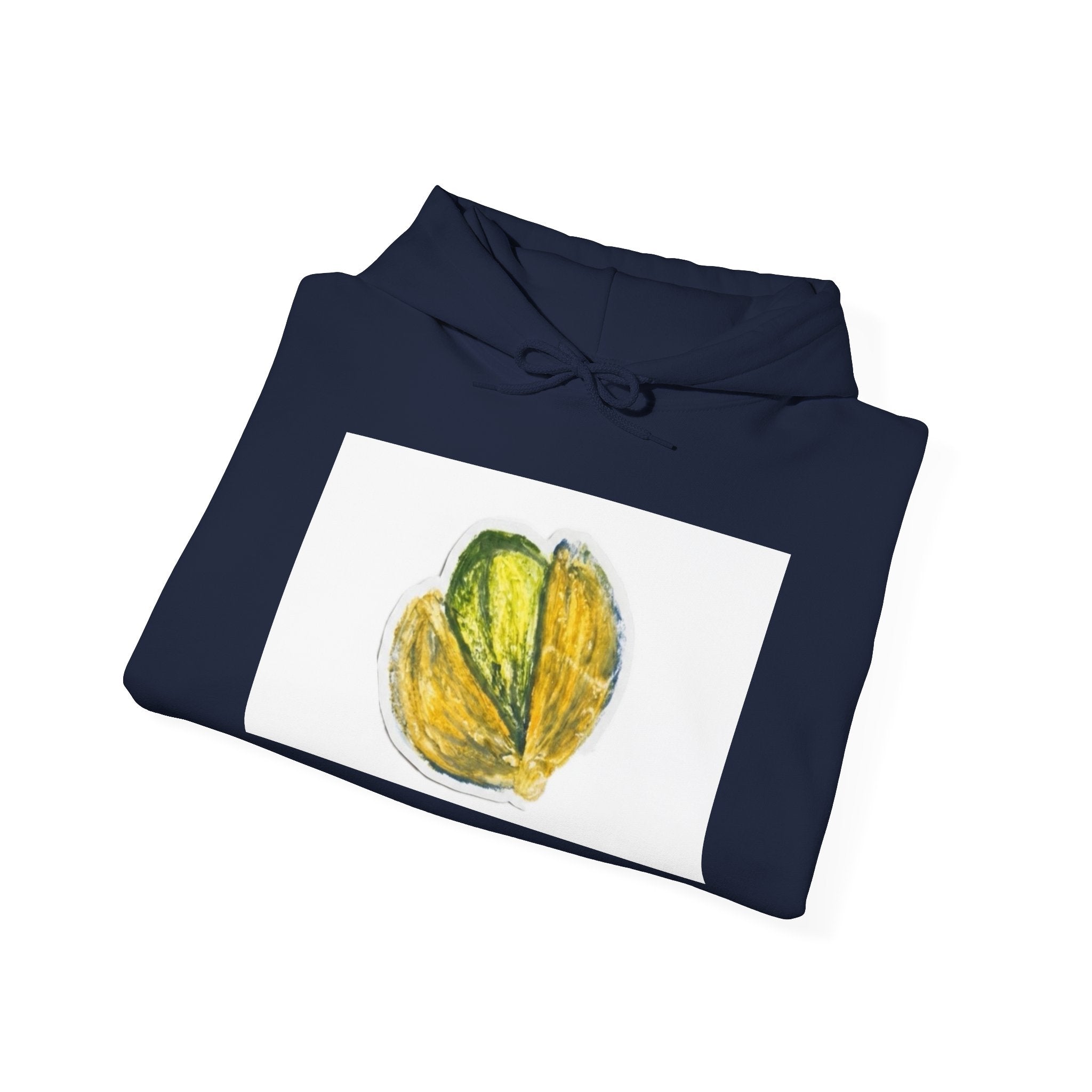 Pistachio Sketch Hoodie — Minimal Botanical Illustration Sweatshirt