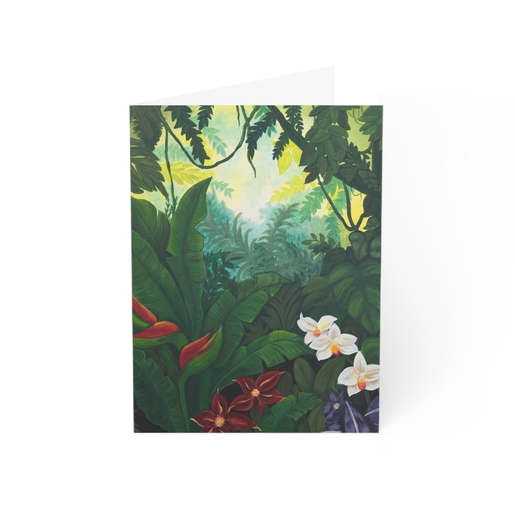 Tropical Bloom – Original Art Greeting Card