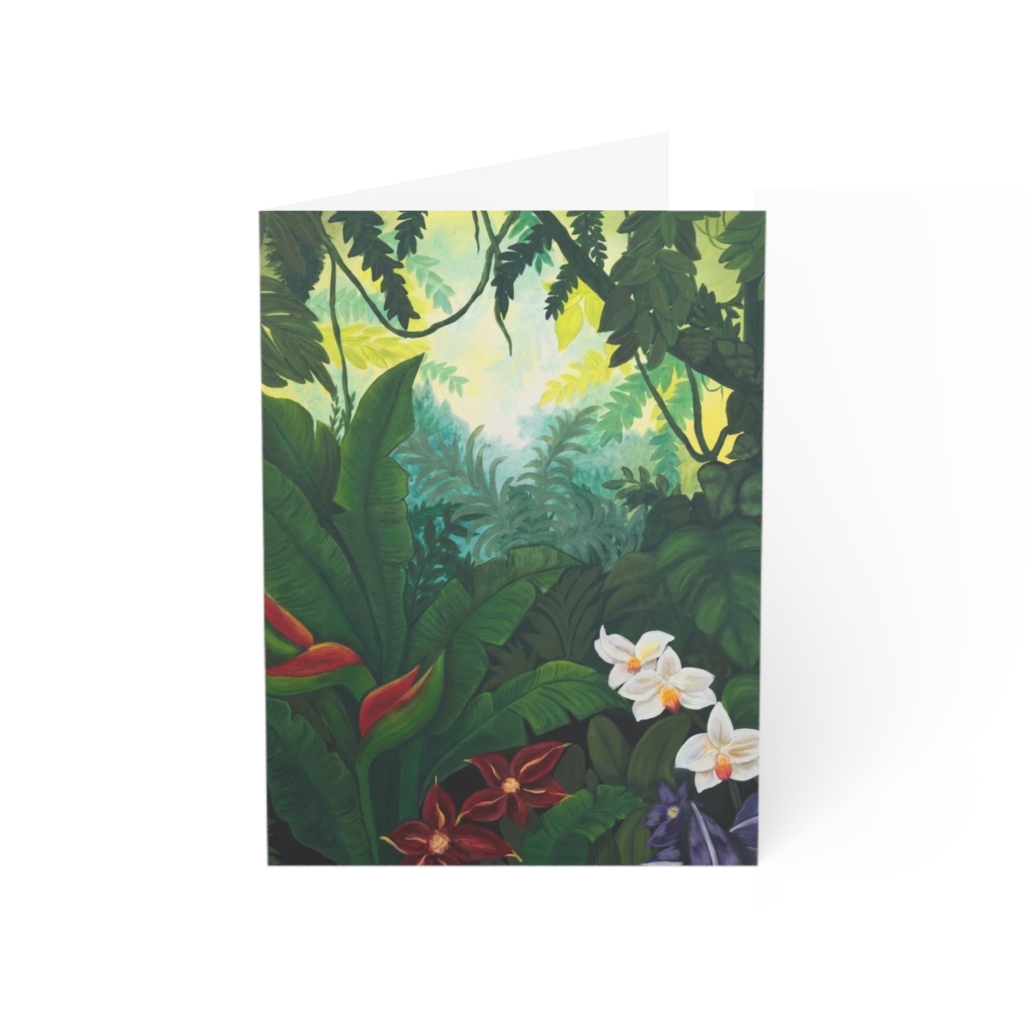 Tropical Bloom – Original Art Greeting Card