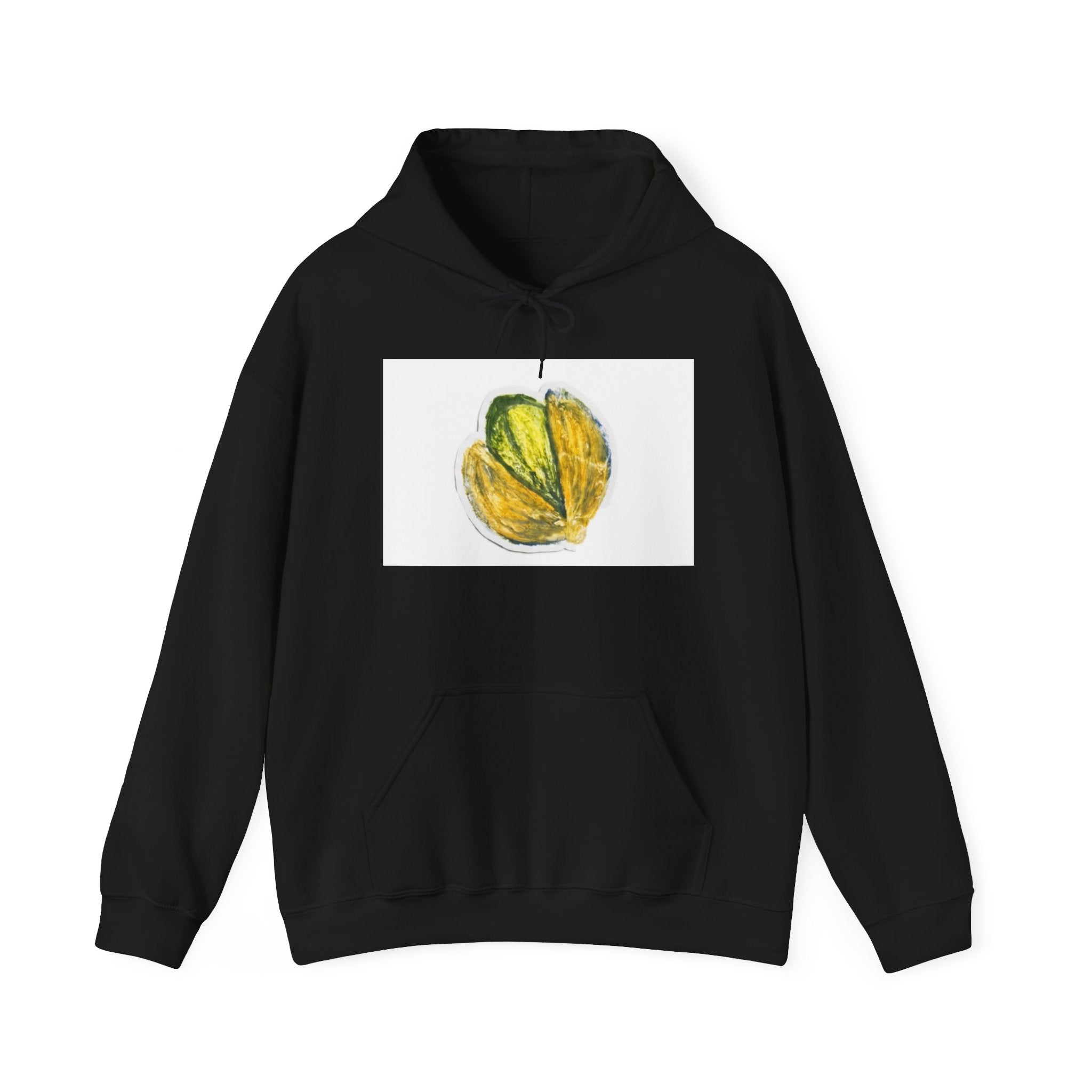 Pistachio Sketch Hoodie — Minimal Botanical Illustration Sweatshirt