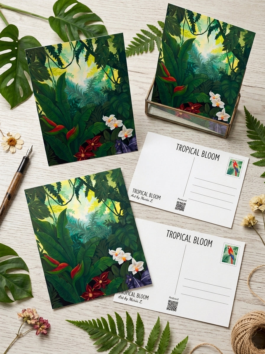 Tropical bloom - Limited edition print