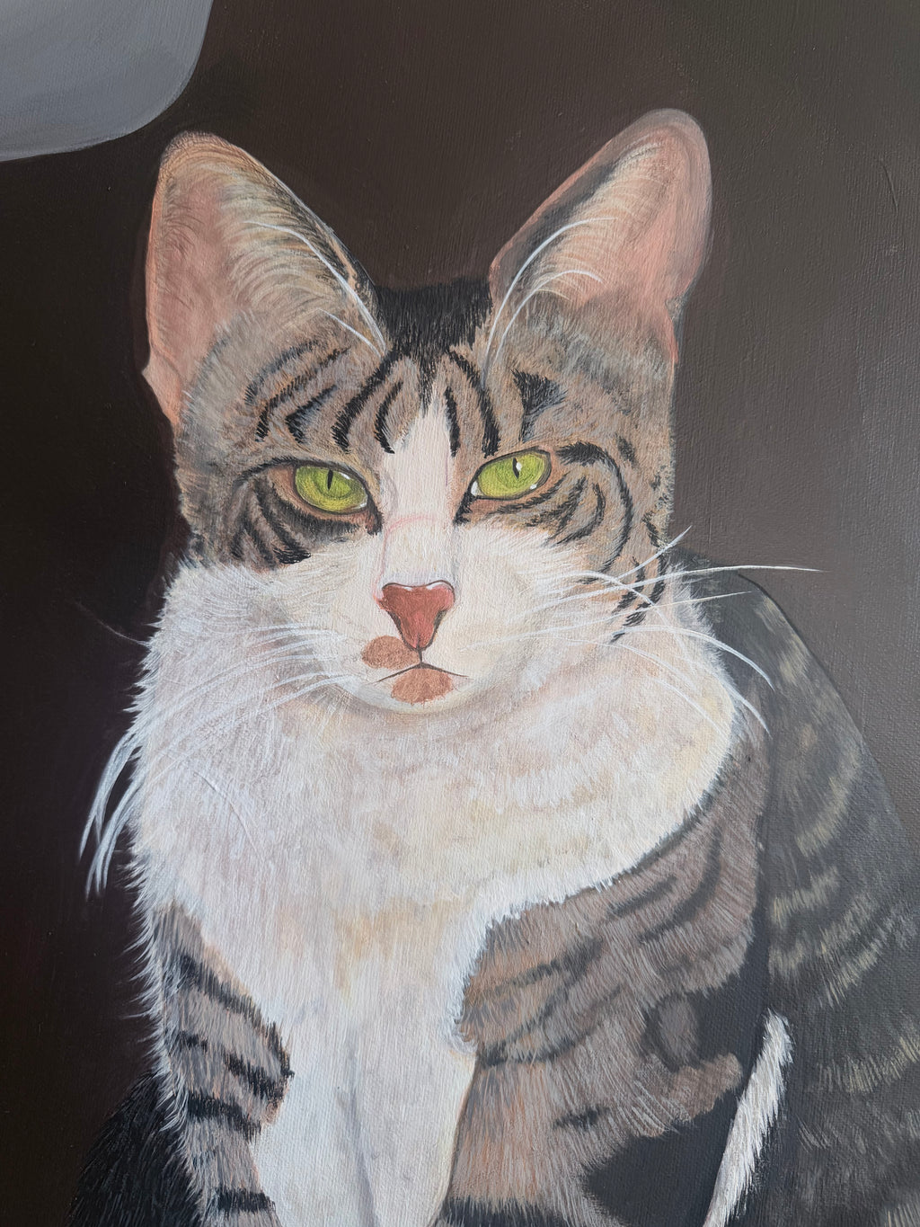 Custom Bespoke Pet Portrait | Hand-Painted Acrylic on Canvas