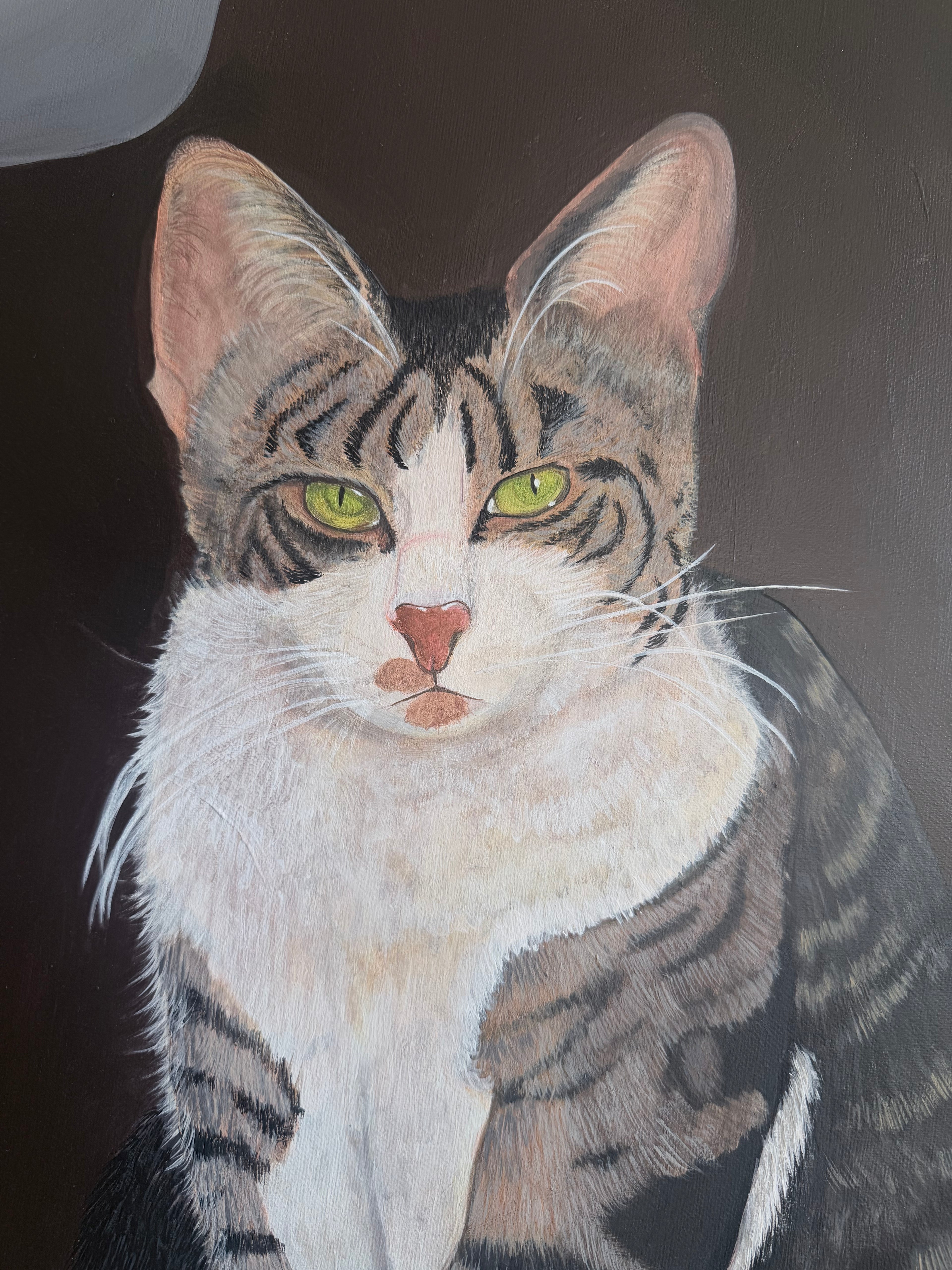 Custom Bespoke Pet Portrait | Hand-Painted Acrylic on Canvas