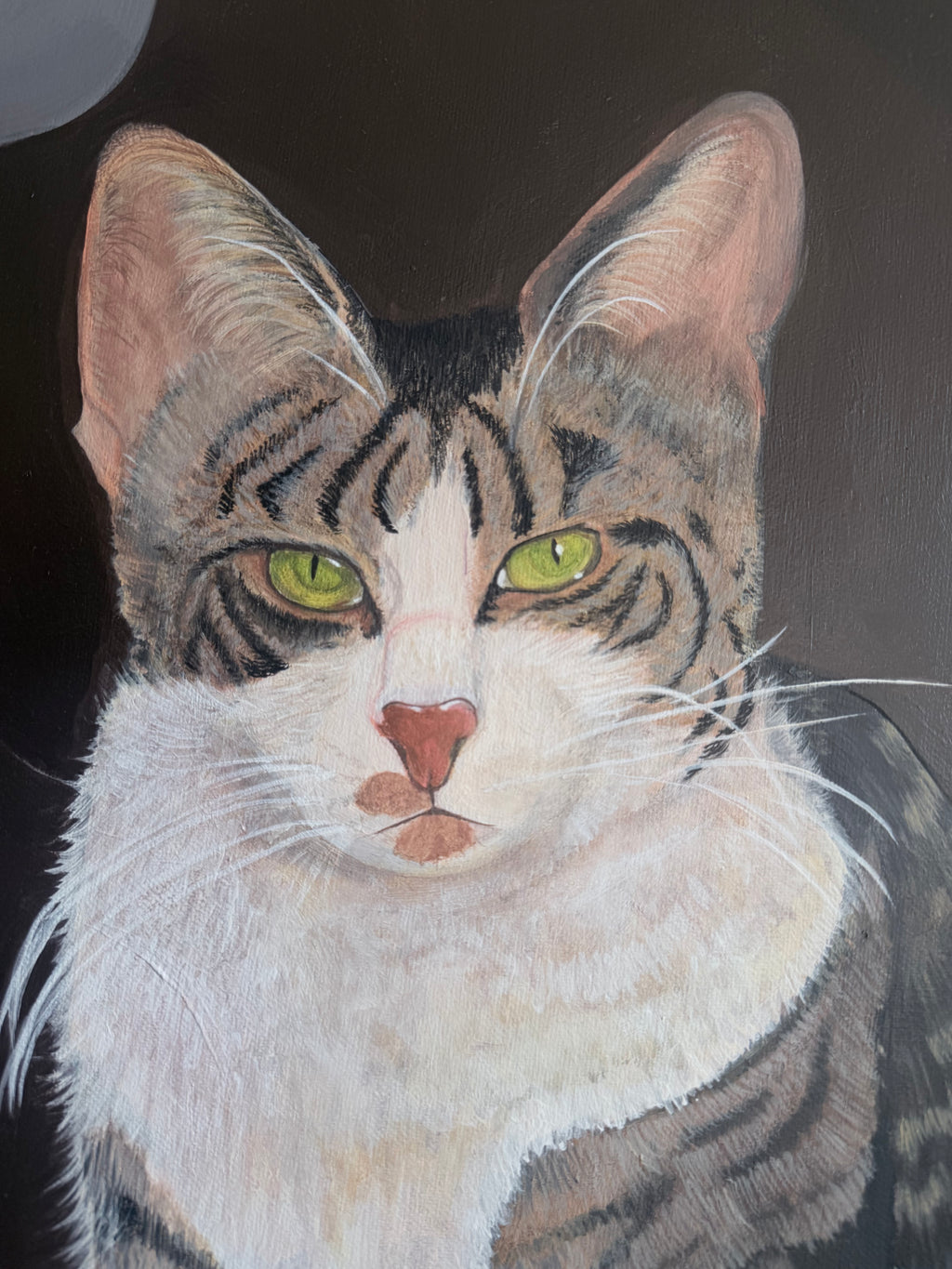 Custom Bespoke Pet Portrait | Hand-Painted Acrylic on Canvas