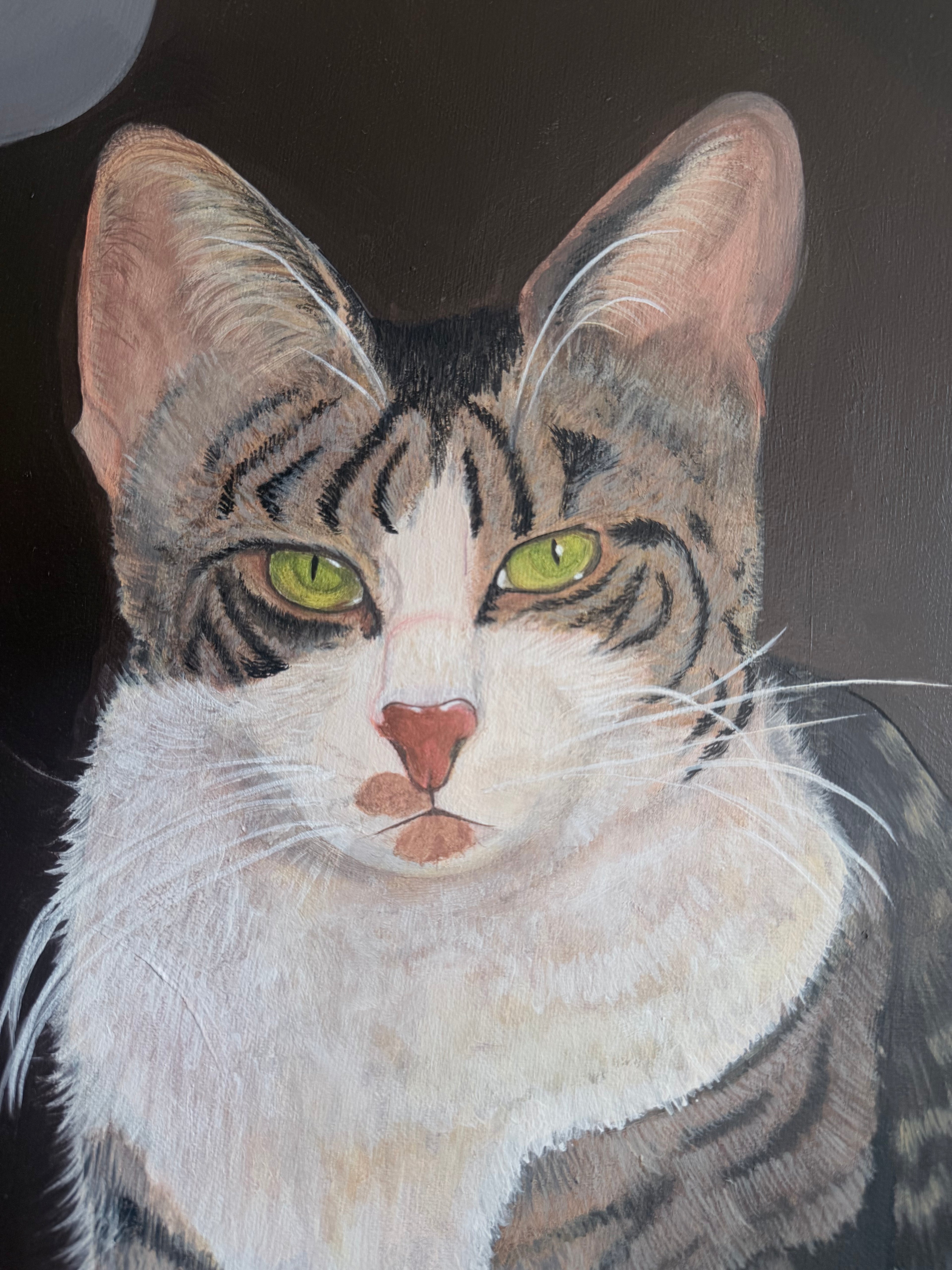 Custom Bespoke Pet Portrait | Hand-Painted Acrylic on Canvas