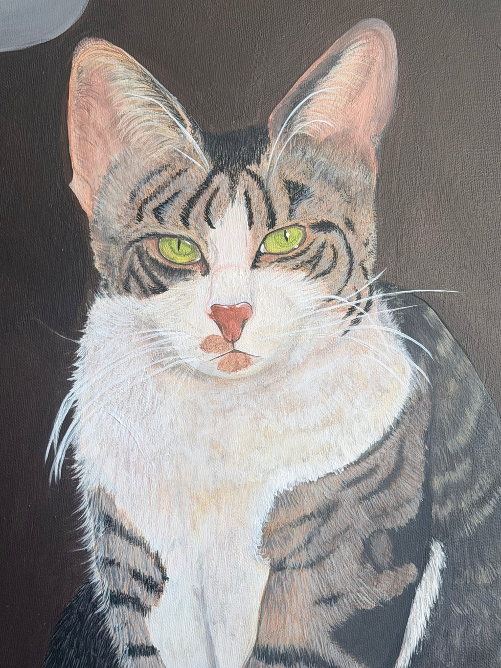 Custom Bespoke Pet Portrait | Hand-Painted Acrylic on Canvas